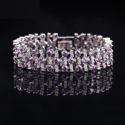Factory Hot Sale All-match AAA Zircon Bracelet High-end Hand