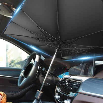Car Windshield Sunshade – Foldable Umbrella Design