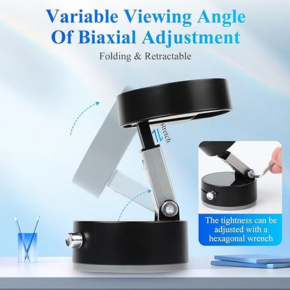 Foldable Magnetic Car Phone Holder | Strong Vacuum Grip, 360° Rotation