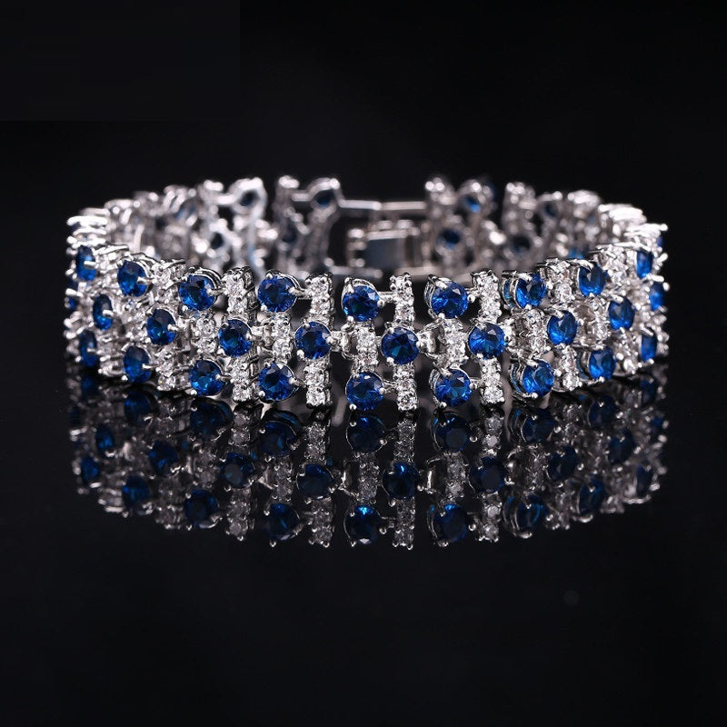 Factory Hot Sale All-match AAA Zircon Bracelet High-end Hand